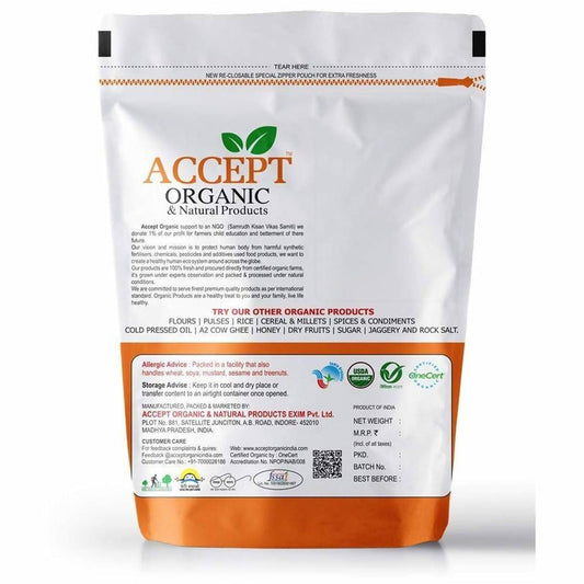Accept Organic Brown Chana - 500 gm