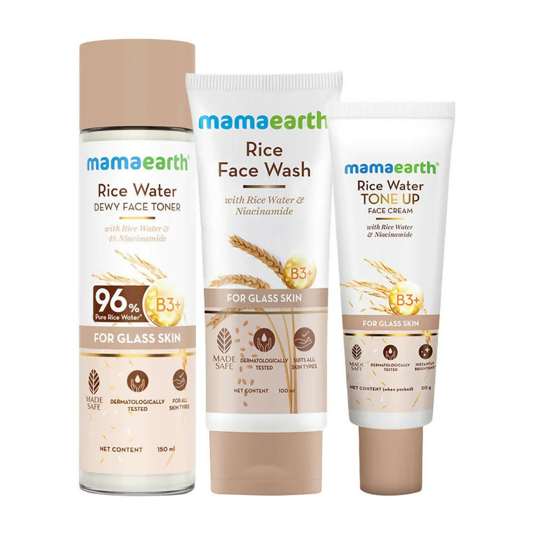 Mamaearth Rice Water Glow Set - combo