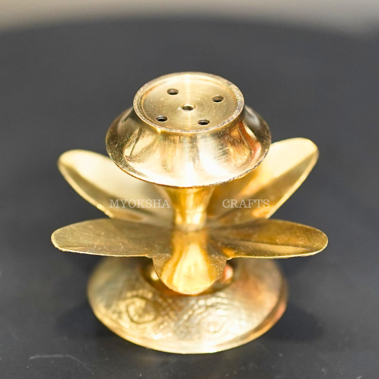 Brass Lotus Agarbatti Stand