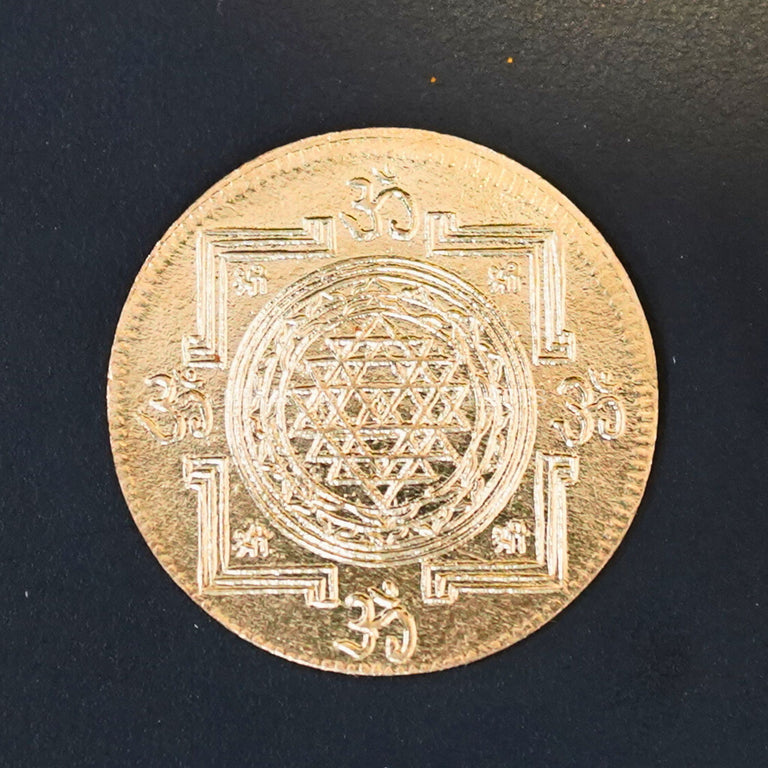 Lakshmi & Shree Yantra Coin