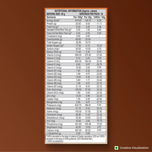 Patanjali Nutrela Weight Gain Chocolate Flavour - 500 gm