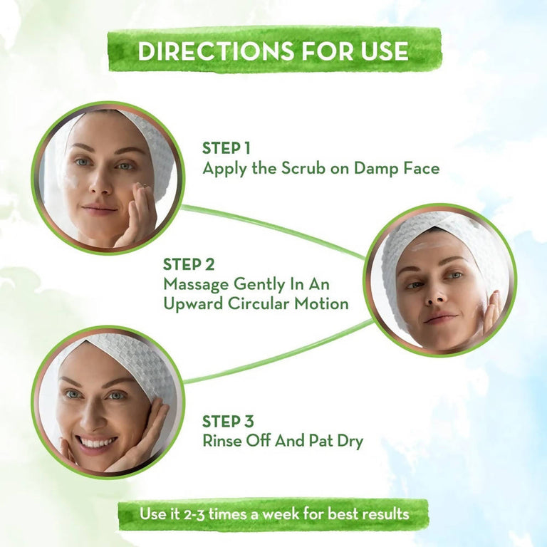 Mamaearth Rice Face Scrub With Rice Water & Niacinamide - 100 gm