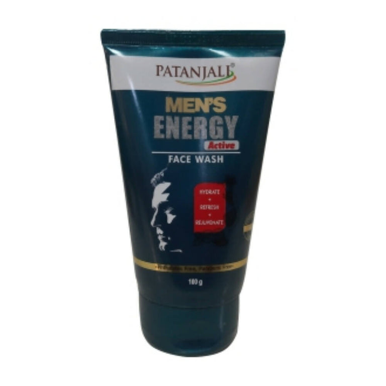 Patanjali Men's Energy Active Face Wash - 100 gm