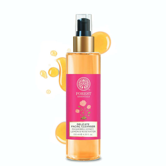 Forest Essentials Delicate Facial Cleanser - Honey, Lemon & Rosewater - 50 ml