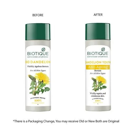 Biotique Bio Dandelion Visibly Ageless Serum 190 ml - 190 ml