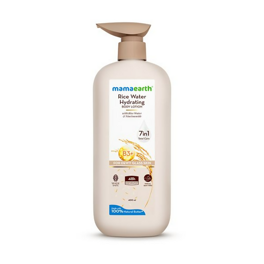 Mamaearth Rice Water Hydrating Body Lotion - 400 ml