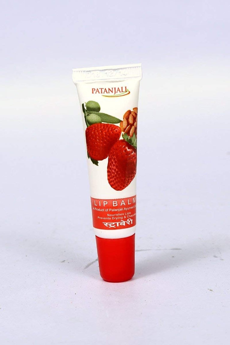 Patanjali Strawberry Lip Balm - 10 gm
