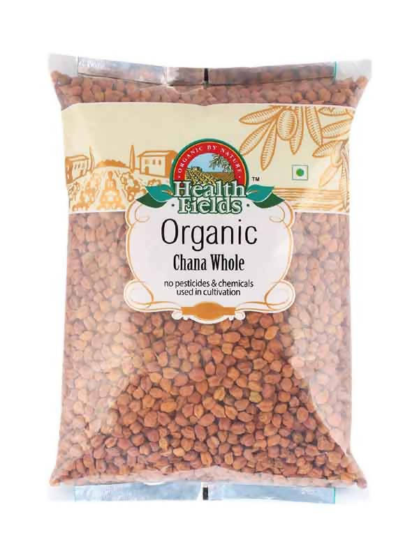 Health Fields Organic Chana Whole - 500 gm