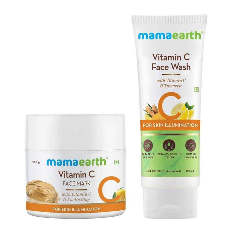 Mamaearth Vitamin C Clear Skin Combo - combo