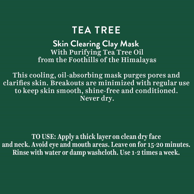Biotique Advanced Organics Tea Tree Skin Clearing Clay Mask - 70 Gm