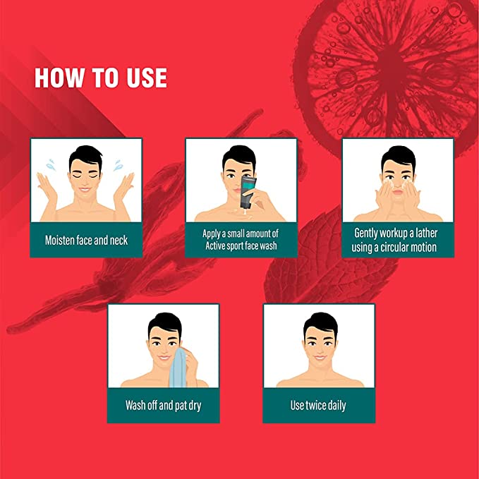 Himalaya Herbals - Men Active Sport Face Wash - 50 ml
