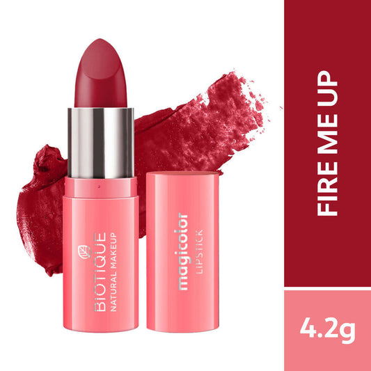 Biotique Magicolor Lipstick - Fire Me Up - 4.2 gm