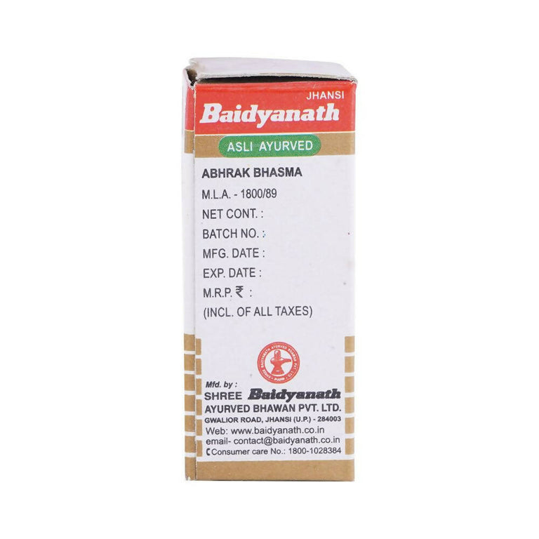 Baidyanath Jhansi Abhrak Bhasma (Sha.puti) - 500 mg