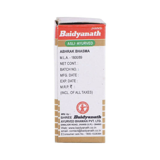 Baidyanath Jhansi Abhrak Bhasma (Sha.puti) - 500 mg