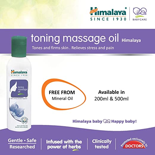 Himalaya Herbals Toning Massage Oil - 200 ml