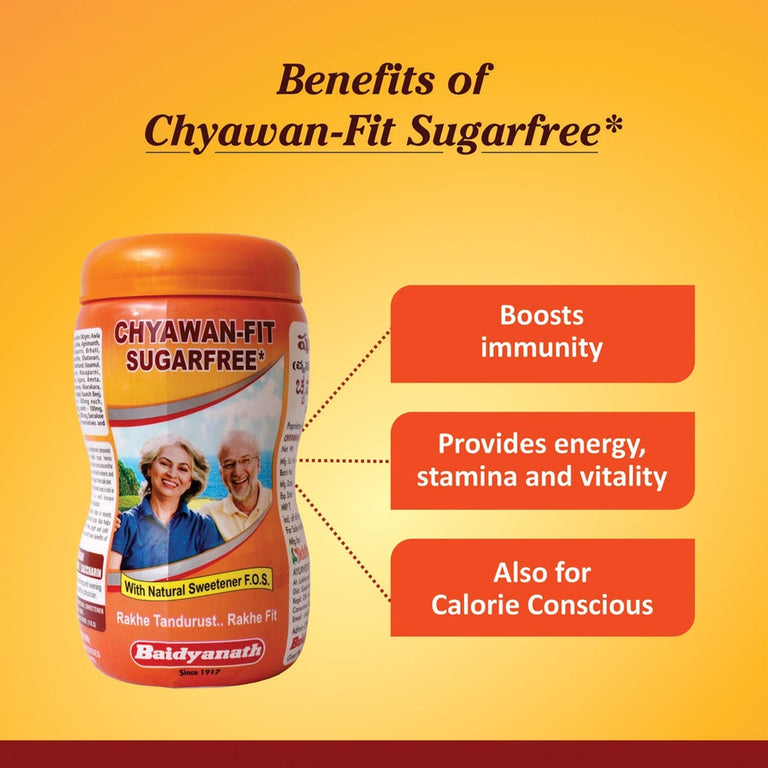 Baidyanath Chyawan-Fit Sugarfree - 500 gm
