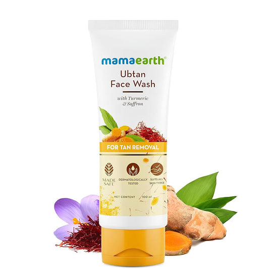 Mamaearth Ubtan Face Wash For Tan Removal - 50 ml - Pack of 1