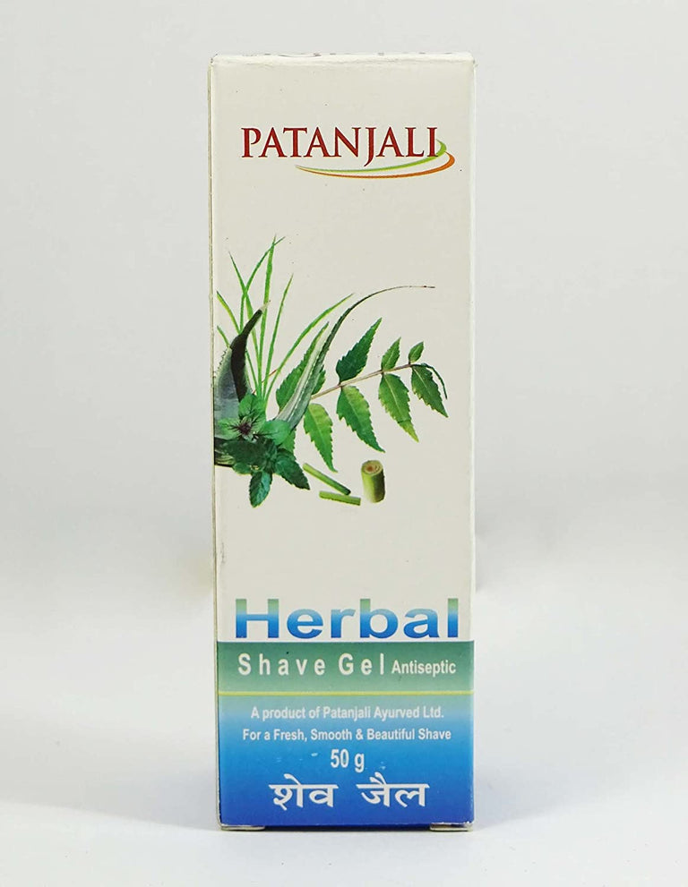 Patanjali Herbal Shave Gel - 50 gm