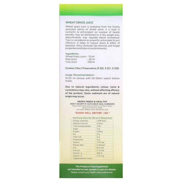 Baidyanath Jhansi Wheat Grass Juice - 1 L