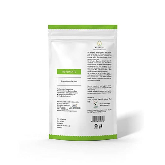 Orgabite Organic Moong Dal Dhuli - 1 kg
