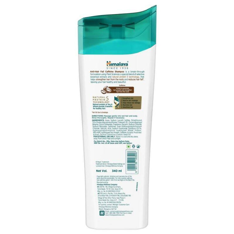 Himalaya Anti Hair Fall Caffeine Shampoo - 340 ml