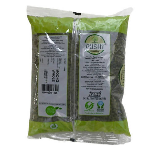 Pusht Organic Sabut (Whole) Moong Dal (Green Gram) - 1 kg