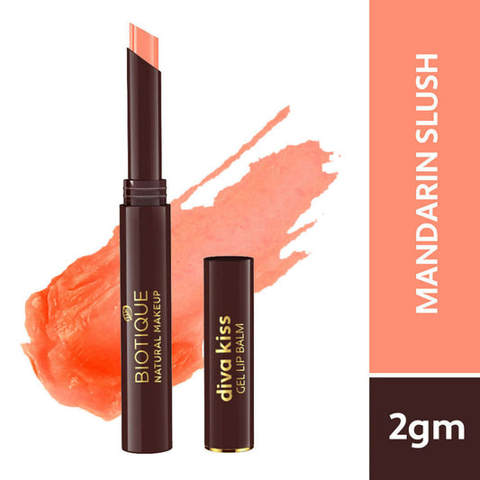 Biotique Diva Kiss Gel Lip Balm - Mandarin Hurricane -P204 - 2 gm