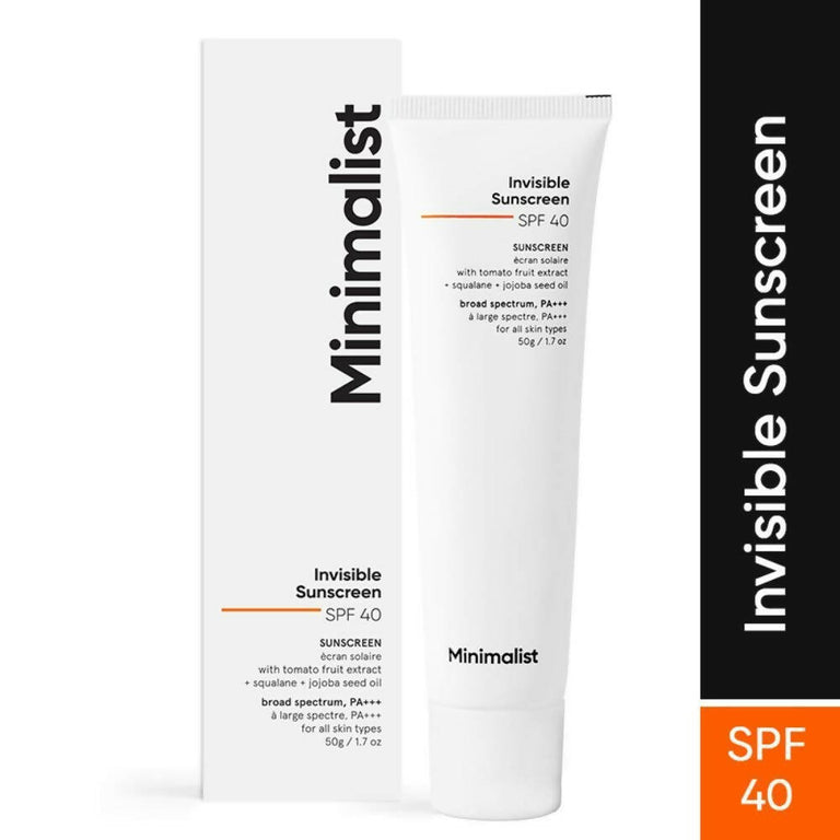 Minimalist Invisible Sunscreen SPF 40+ PA +++ - 50 gm
