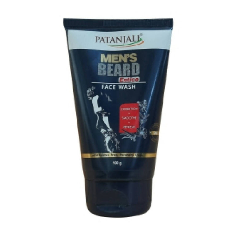 Patanjali Men's Beard Entice Face Wash - 100 gm