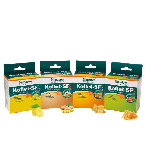 Himalaya Herbals Koflet-SF Lozenges - Ginger Mint - 60 tabs