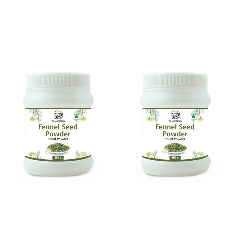 Al Masnoon Fennel Seed Powder - 100 gm - Pack of 2