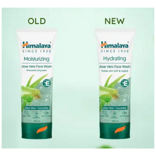 Himalaya Herbals Moisturizing Aloe Vera Face Wash - 50 ml