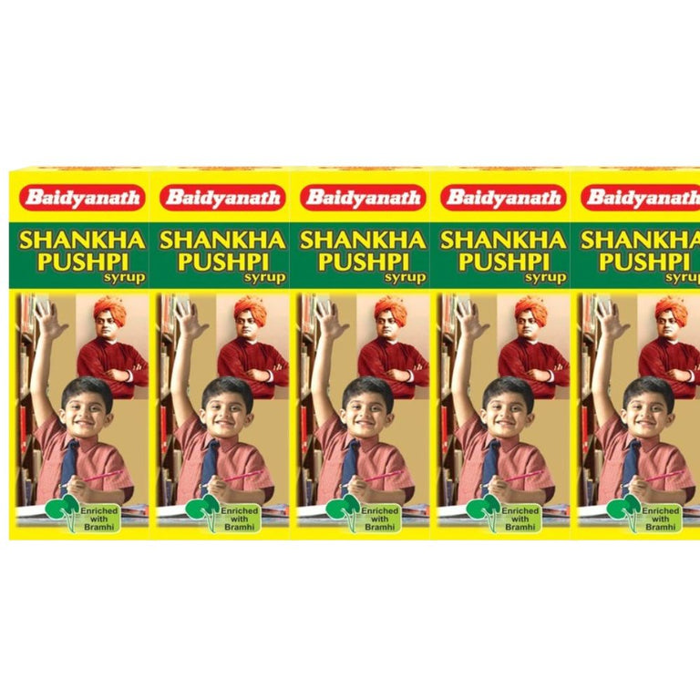 Baidyanath Kolkata Shankhapushpi Syrup - 200 ml - Pack of 1