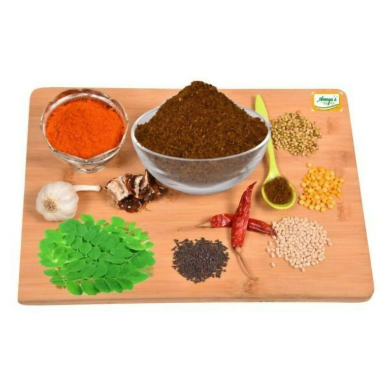 Amoga's Pickles Factory Moringa Leaves Karam Podi - 250 gm
