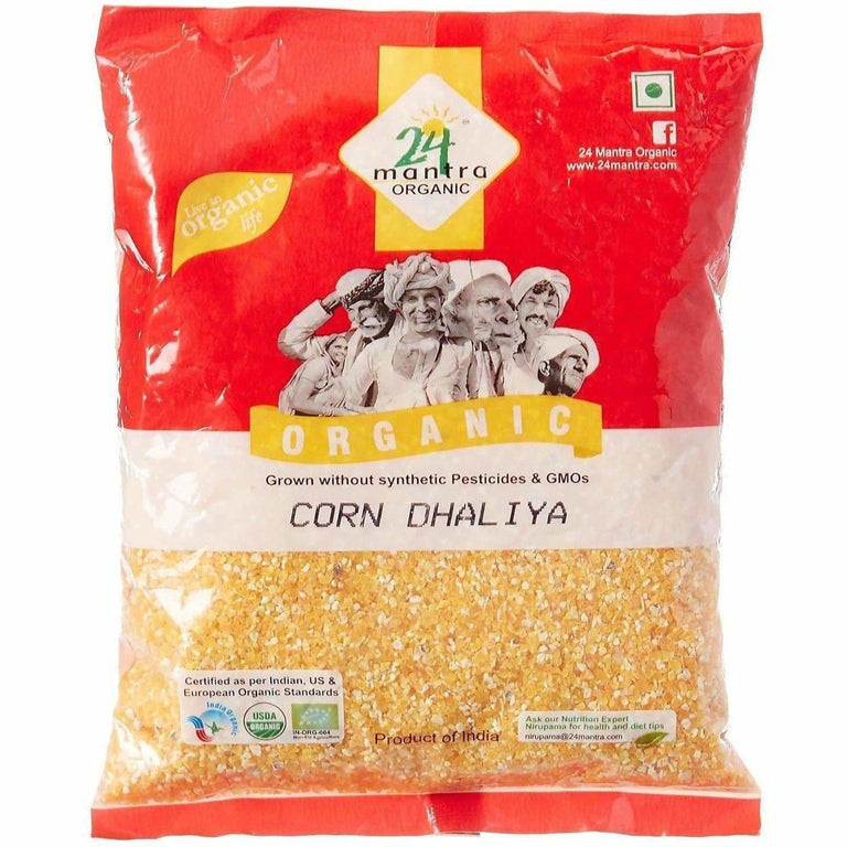 24 Mantra Organic Corn Daliya - 500 gm