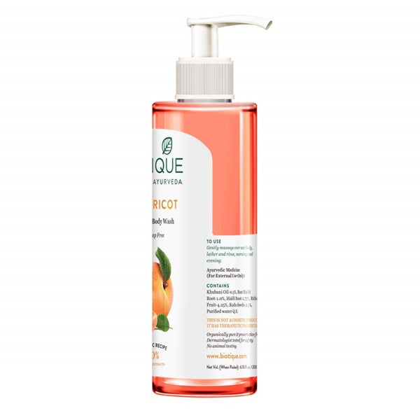 Biotique Bio Apricot Refreshing Body Wash - 190 ml