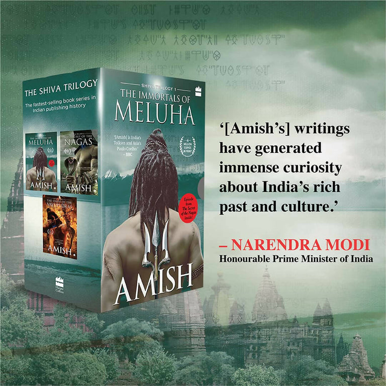 The Shiva Triology Boxset of 3 Books - The Immortals of Meluha by Amish Tripathi - Paperback