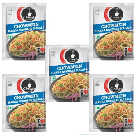 Ching's Secret Chowmein Hakka Noodles Masala - Pack of 5 - 20 gm