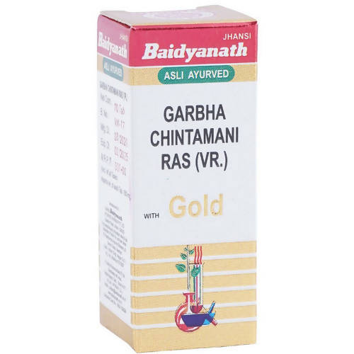 Baidyanath Jhansi Garbha Chintamani Ras VR (Swarna Yukta) Tablets - 10 Tabs