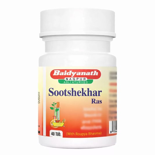 Baidyanath Sootsekhar / Sutshekhar Ras - 40 tabs - Pack of 1