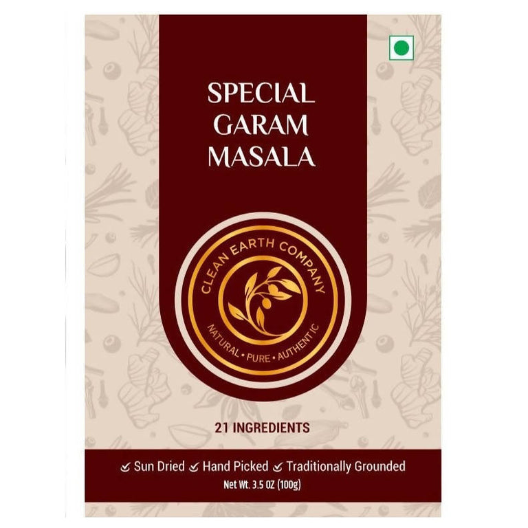 Clean Earth Special Garam Masala Powder - 100 gm