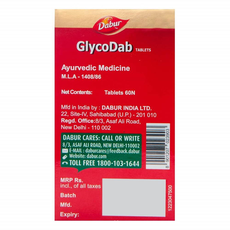 Dabur GlycoDab - 60 Tablets - 60 tabs