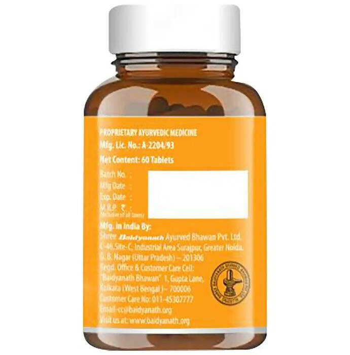 Baidyanath Kolkata Haldi Tablets - 60 tabs