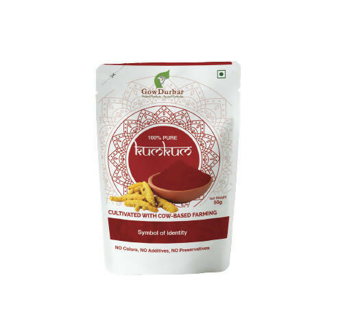 GowDurbar Kumkum-Maroon - 50 gm