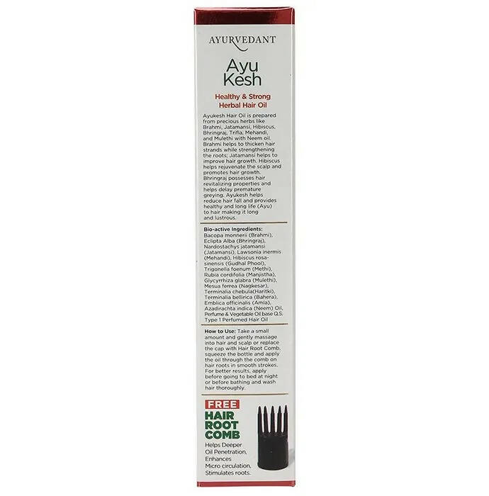 Baidyanath Jhansi Ayu Kesh Healthy And Strong Herbal Hair Oil - 100 ml