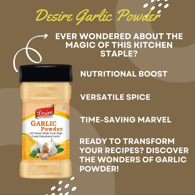 Desire Garlic Powder - 200 gm