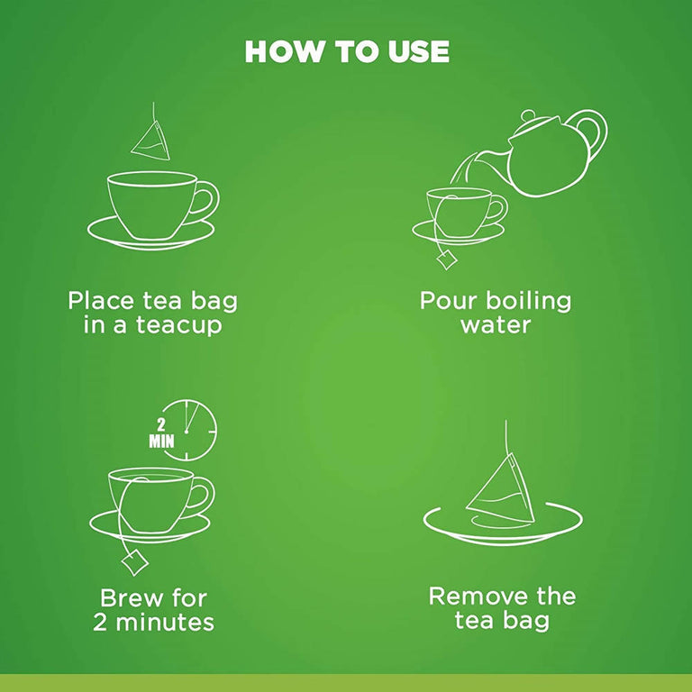 Dabur Vedic Suraksha Green Tea With Herbs Bags - 25 Bags