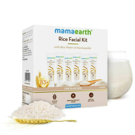 Mamaearth Rice Facial Kit With Rice Water & Niacinamide - Kit