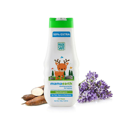 Mamaearth Dusting Powder & Gentle Cleansing Shampoo & Daily Moisturizing Lotion - combo