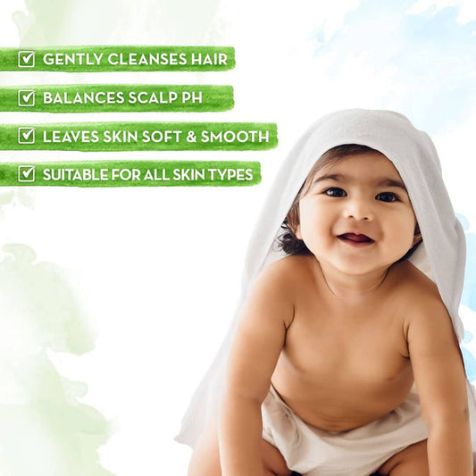 Mamaearth Milky Soft Baby Shampoo For Gently Cleanses Hair & Balances Scalp pH - 400 ml